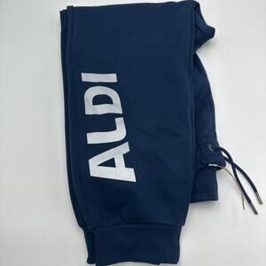 ALDI Gear Jogger Pants Unisex XL Navy Blue Drawstring Pockets Athletic Lounge
